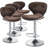 Angles Adjustable Counter Height Bar Stools, Swivel Kitchen Barstools Dining Chairs with Footrest-710730129-710730142
