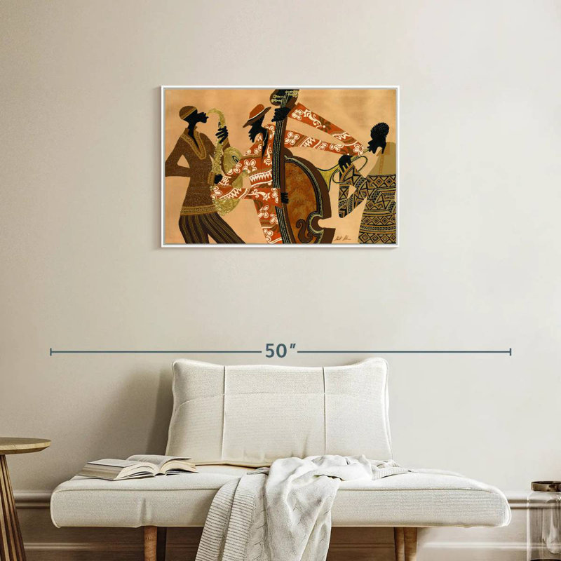 All That Jazz, Cadre flottant blanc, 31 po x 21 po