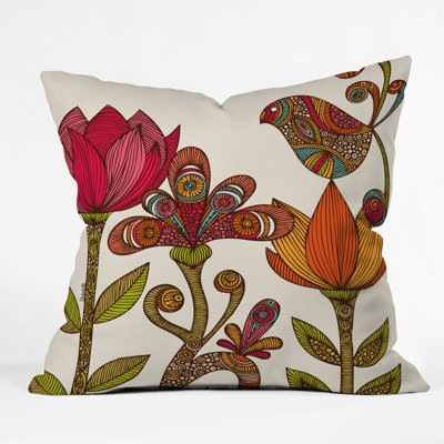 In The Garden Throw Pillow