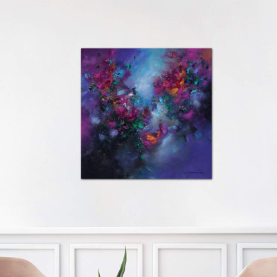 Crystalline by Jaanika Talts - Wrapped Canvas Painting