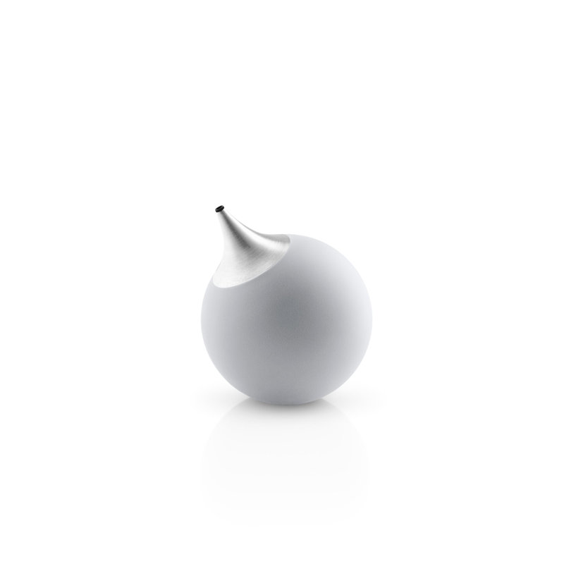 Distributeur de savon en silicone avec bec en acier inoxydable, paquet de 1, (gris marbre), Gris marbre