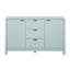 Armoire d'entrée avec motif ondulé - 3 tablettes réglables-1660228039