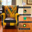 Leather Wing Back Chair