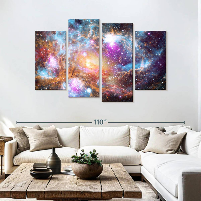 Oberle Cosmic Galaxies, 54" H x 84" W