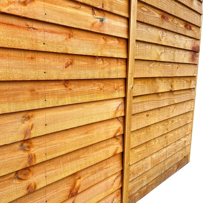 Powersheds Timber Overlap Windowless Pent Garden Shed