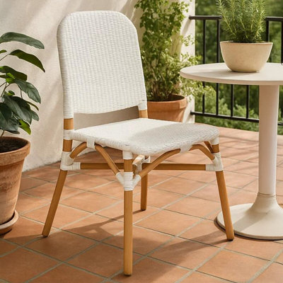 Fike 45cm H Side Chair in White