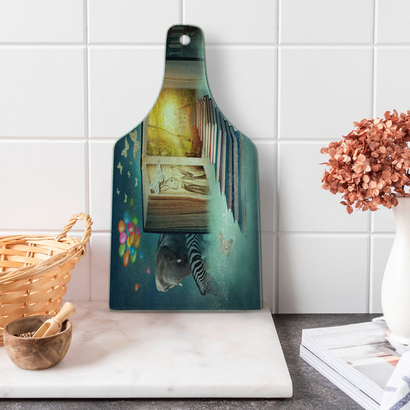 Planche à découper en verre trempé Ambesonne