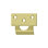 Deltana 178USTU3 Universal Strike; Solid Brass; Bright Brass Finish