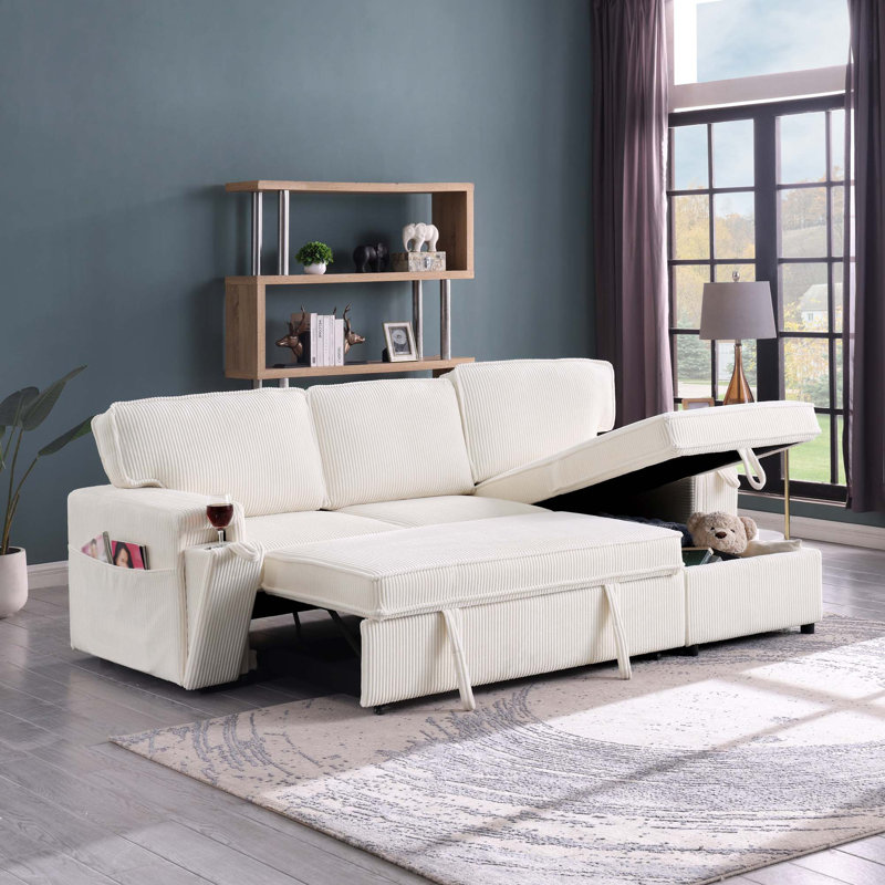 Canapé-lit modulaire avec espace de rangement Upholstery