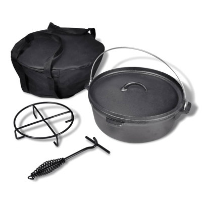 Symple Stuff Cast Iron Dutch Oven