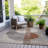 Machine Washable Indoor/Outdoor Xhevrie Taupe Rug-1409365900