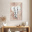 Éléphant à motif cachemire rose Brampt-108254498