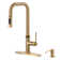 ARCORA Single Handle Pull Down Kitchen Faucet with Soap Dispenser and Deck Plate