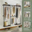 Adetoyosi 185cm Wall Mounted Clothes Rack