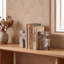 Serre-livres modernes en pierre naturelle Marble Duo