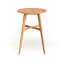 Table de bar ronde en bois Mid-Century-115720573-115720576