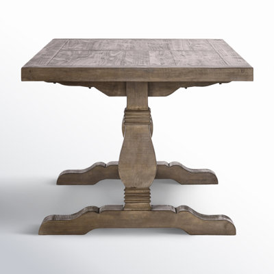Kinston 78" Solid Wood Trestle Dining Table