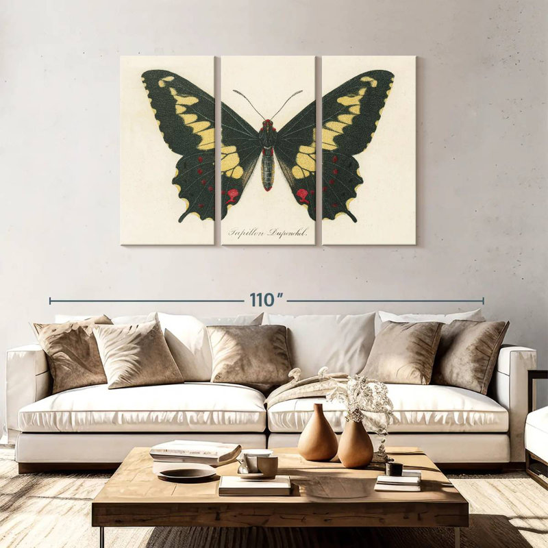 Brampt Natures Butterfly VI, 48" H x 74" W