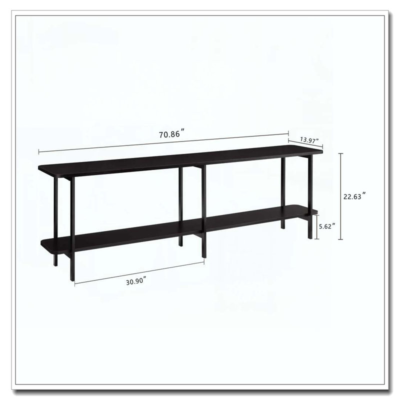 Console 71 po, Noir