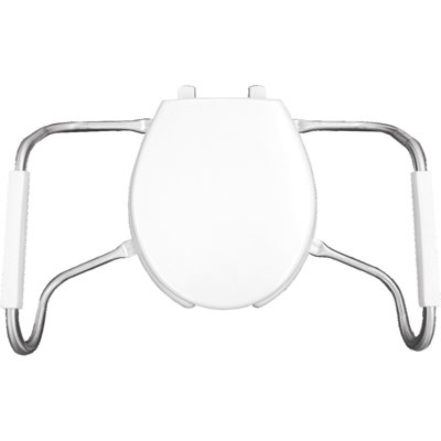 Siège de toilette rond en plastique