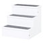 Rampe d'escalier blanche pour animaux 3 niveaux