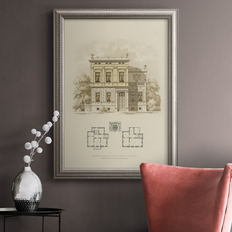 Estate and Plan III - Reproduction de photo sur toile, H 27 po x l 18 po x P 2,5 po
