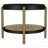 Black Round End Table