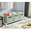 Bacs de rangement | Boîte de rangement en forme de cube avec porte-étiquettes-435358895-435358889