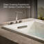 Underscore Heated Bubblemassage Air Bath with Whirlpool Reversible Drain-1067068793