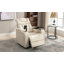 Fauteuil inclinable pivotant électrique avec rotation à 270°, tablette et port USB