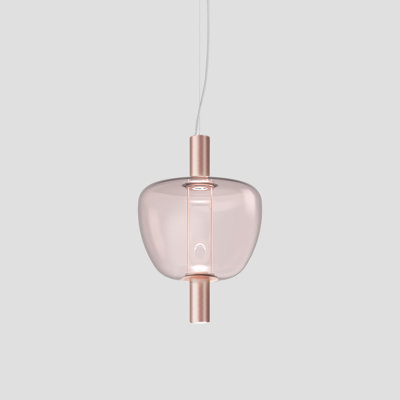 Riflesso Suspension 2L3 Crystal Transparent Matt Copper 2 L3221 Ul