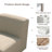 Patio Linen Armless Sofa, Outdoor Patio Single Sofa with Cushions-1046469418