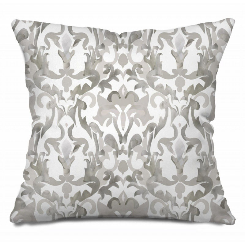  Coussin Damask, H 14 po x l 14 po