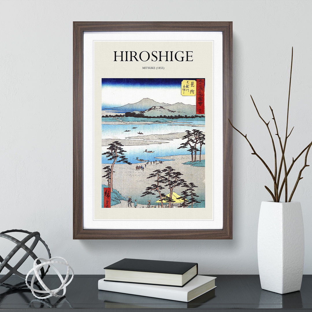 Mitsuke by Utagawa Hiroshige - Picture Frame Art Prints