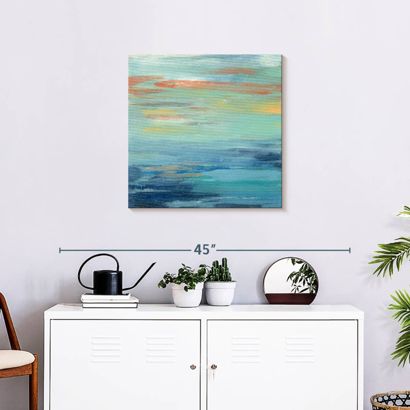 Sunset Beach I, 24" H x 24" W