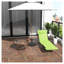 Chaise longue pliante Outsunny avec coussin, dossier réglable à 5 positions et siège en filet respirant, chaise longue en acier pour terrasse et jardin-129456275