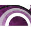 Tapis mauve à motif géométrique Cossette-40791291