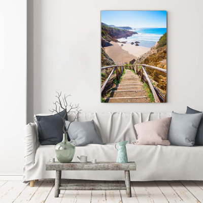 Path To The Beach 1 Piece Wrapped Canvas Wall Art