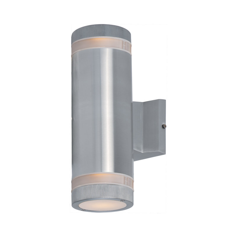 McElhattan Wall Light, Brushed Aluminum, 50W R20 Medium Base Incandescent