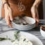 Over&Back Coupe Semi Hand-Finished Stoneware Appetizer Plates-99296344