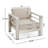 Caggiano Patio Aluminum Chair with Cushions-100759326-103707827