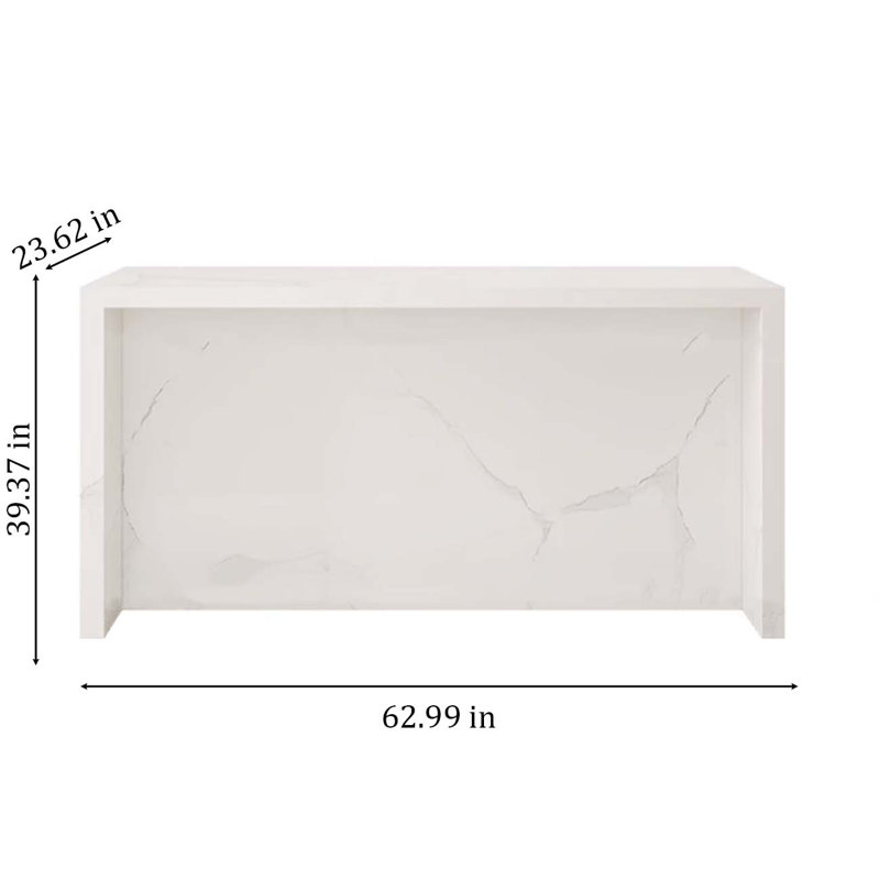 Îlot de table Rock Slab, îlot de cuisine de luxe