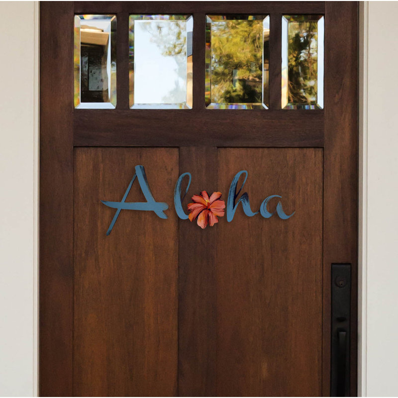 Décoration murale aloha