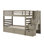 Lit superposé standard en bois massif à 2 tiroirs Huseman par Lark Manor ™