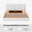 Lit plateforme tapissier rembourré en lin avec rangement relevable et support de lattes renforcé-1671826833-1672212351