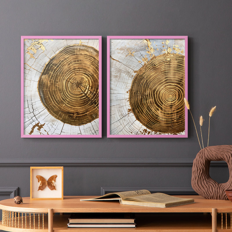 ABSTRACT Series CXLII - Reproduction encadrée de qualité supérieure - prête à être accrochée - aucun clou requis - aucun clou requis