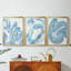 Galaxie I - 3 pièces sur toile tendue avec châssis encadré-833945442-833945449