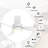 44" Edessa  3 - Blade LED Flush Mount Ceiling Fan with Light and Remote-2143459060