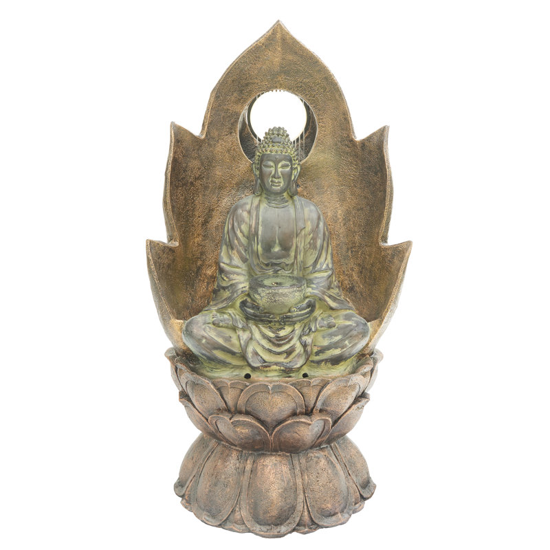 Fontaine de Bouddha 59 "avec lumières DEL