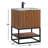 Terra 24'' Single Bathroom Vanity with Top-51573279-51573280
